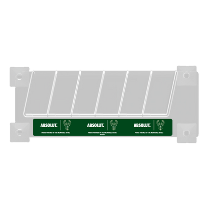 Cooler Door Rack with Suction Cup Unit