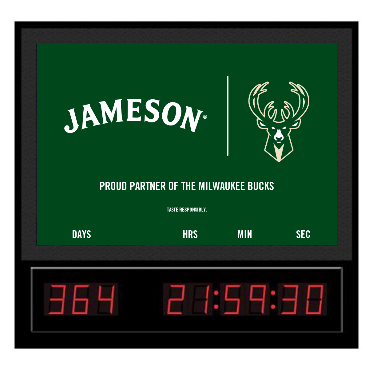 Flip Cover Countdown Timer with Changeable Inserts