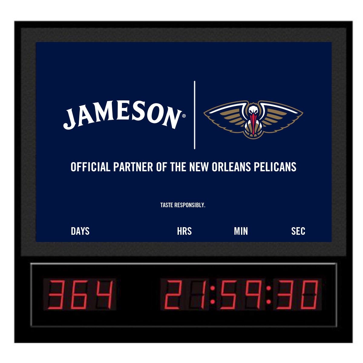 Flip Cover Countdown Timer with Changeable Inserts