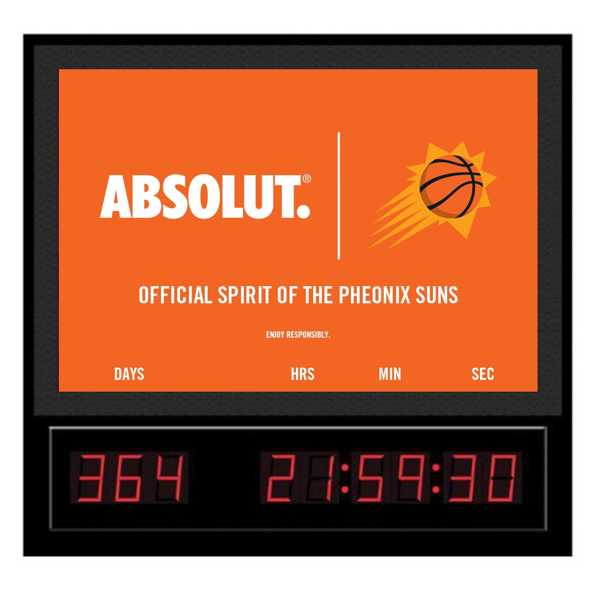 Flip Cover Countdown Timer with Changeable Inserts