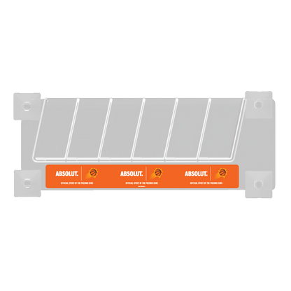 Cooler Door Rack with Suction Cup Unit