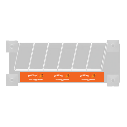 Cooler Door Rack with Suction Cup Unit