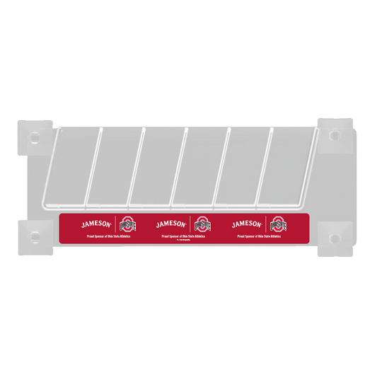 Cooler Door Rack with Suction Cup Unit