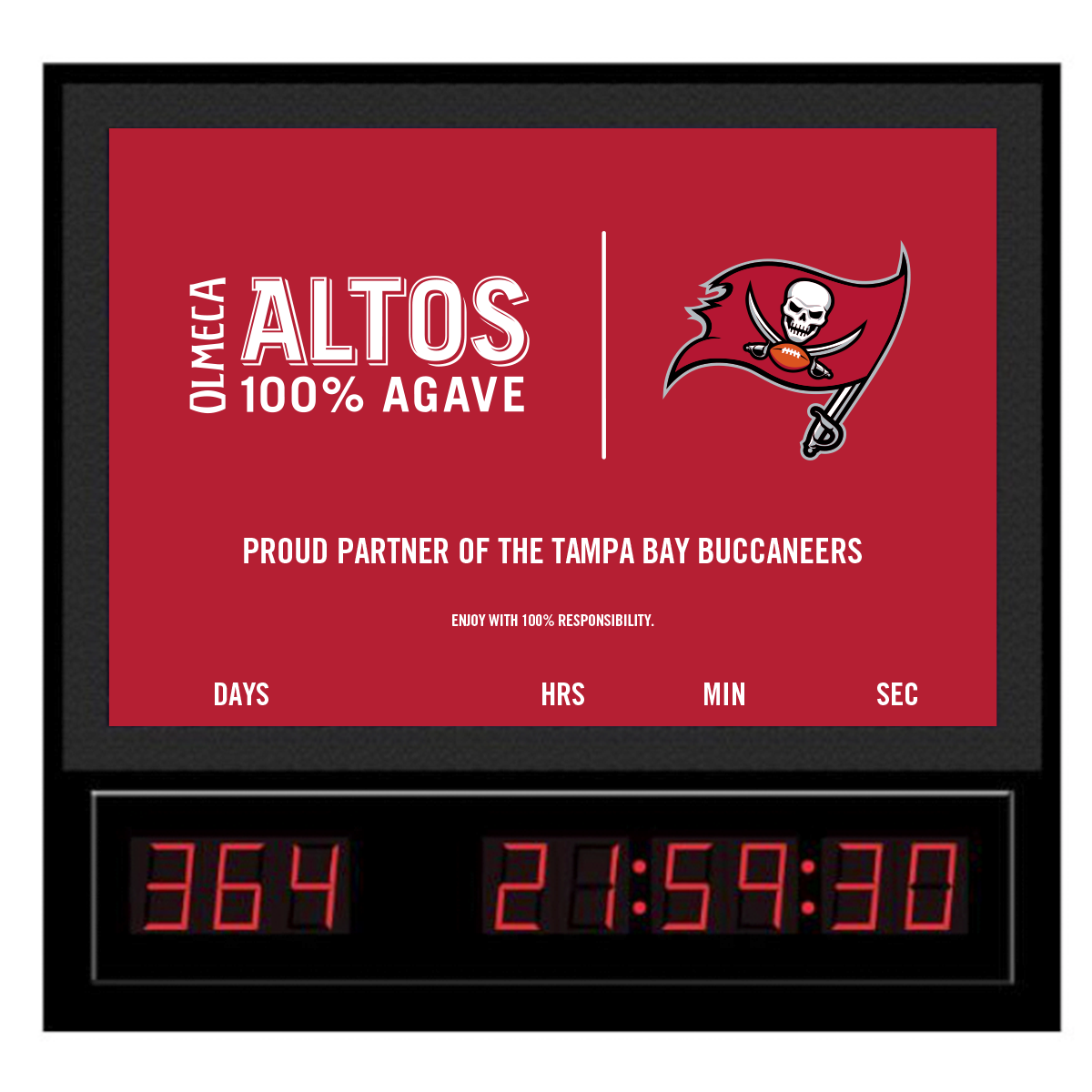 Flip Cover Countdown Timer with Changeable Inserts