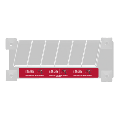 Cooler Door Rack with Suction Cup Unit