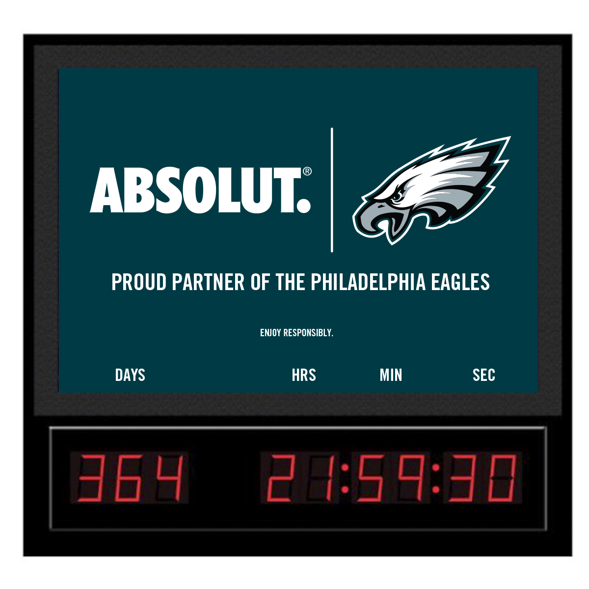 Flip Cover Countdown Timer with Changeable Inserts