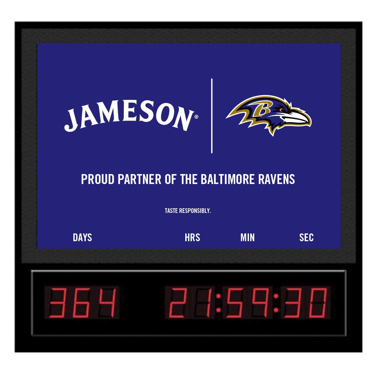 Flip Cover Countdown Timer with Changeable Inserts