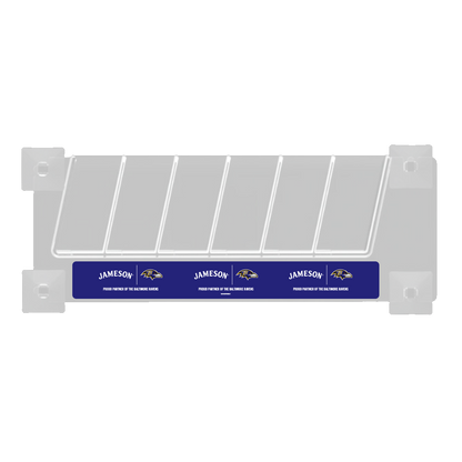 Cooler Door Rack with Suction Cup Unit