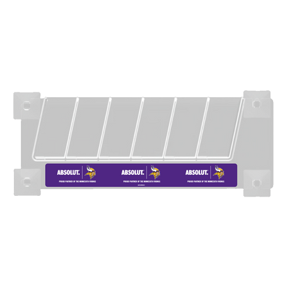 Cooler Door Rack with Suction Cup Unit