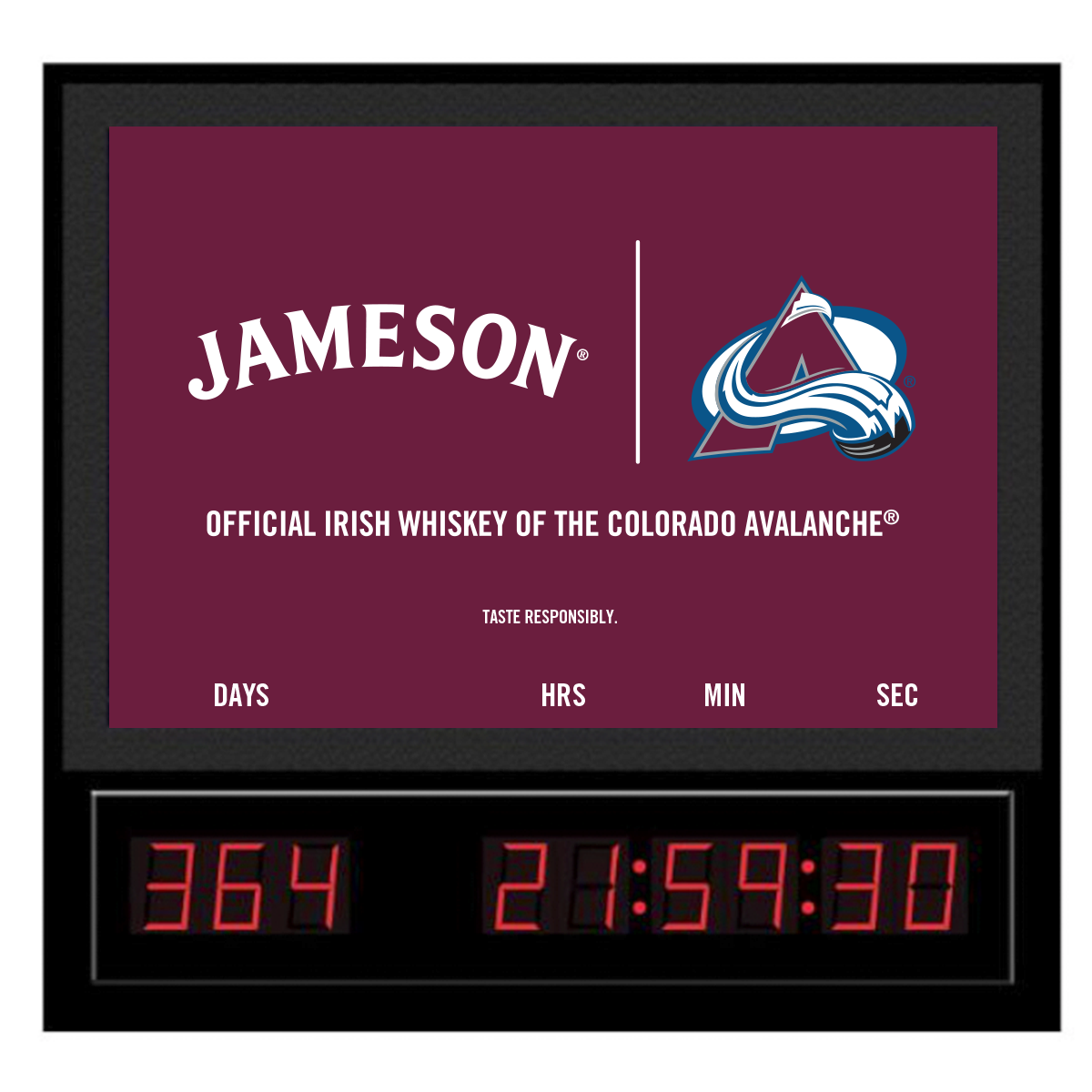 Flip Cover Countdown Timer with Changeable Inserts