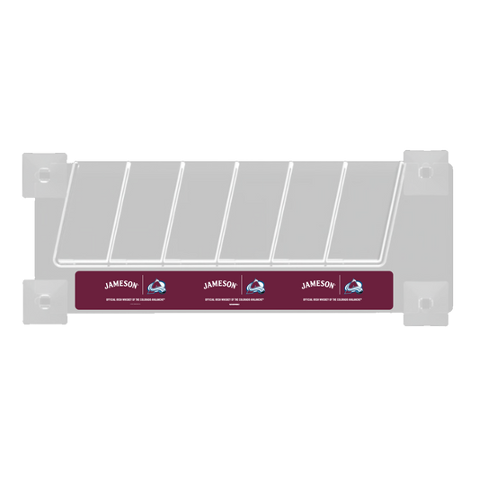 Cooler Door Rack with Suction Cup Unit