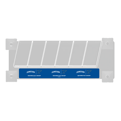 Cooler Door Rack with Suction Cup Unit