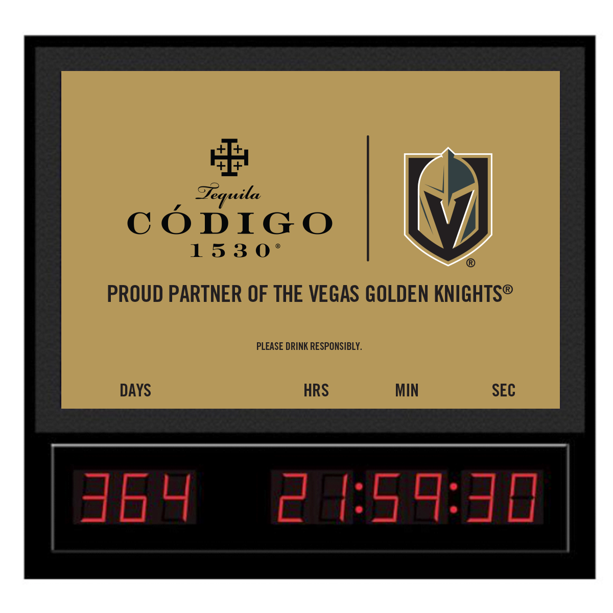 Flip Cover Countdown Timer with Changeable Inserts