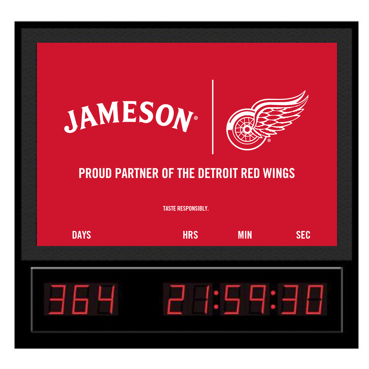 Flip Cover Countdown Timer with Changeable Inserts