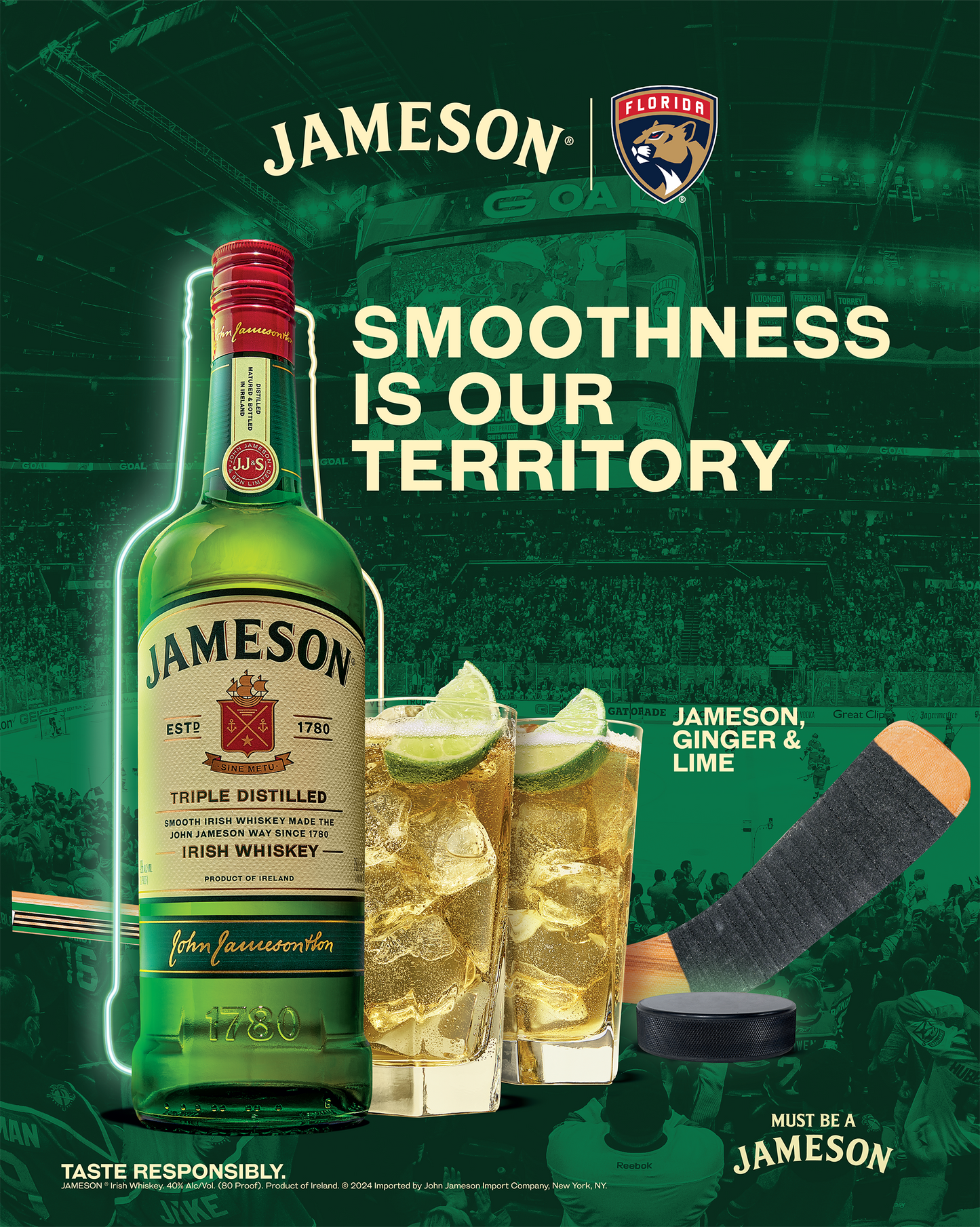 Poster with game schedule